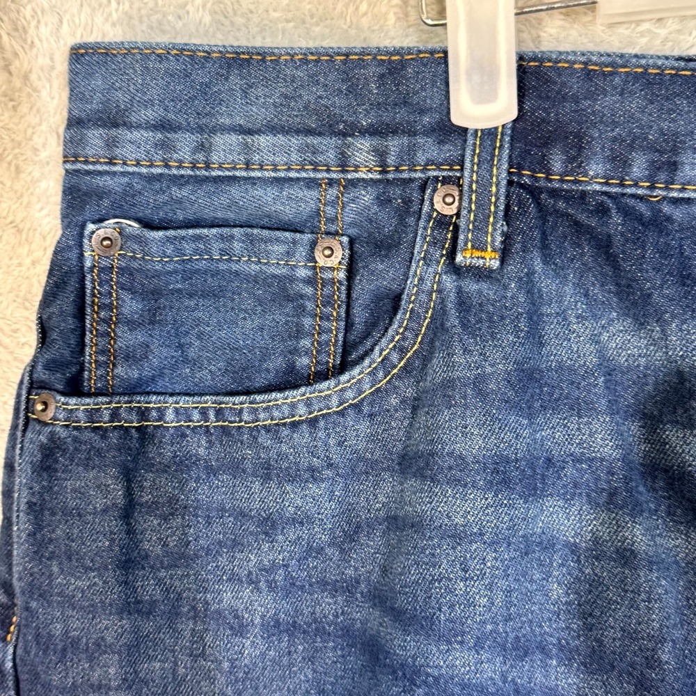 Levi's 569 Men's Shorts 40 Blue Denim High-Rise Loose Fit 5-Pocket - Picture 3 of 8